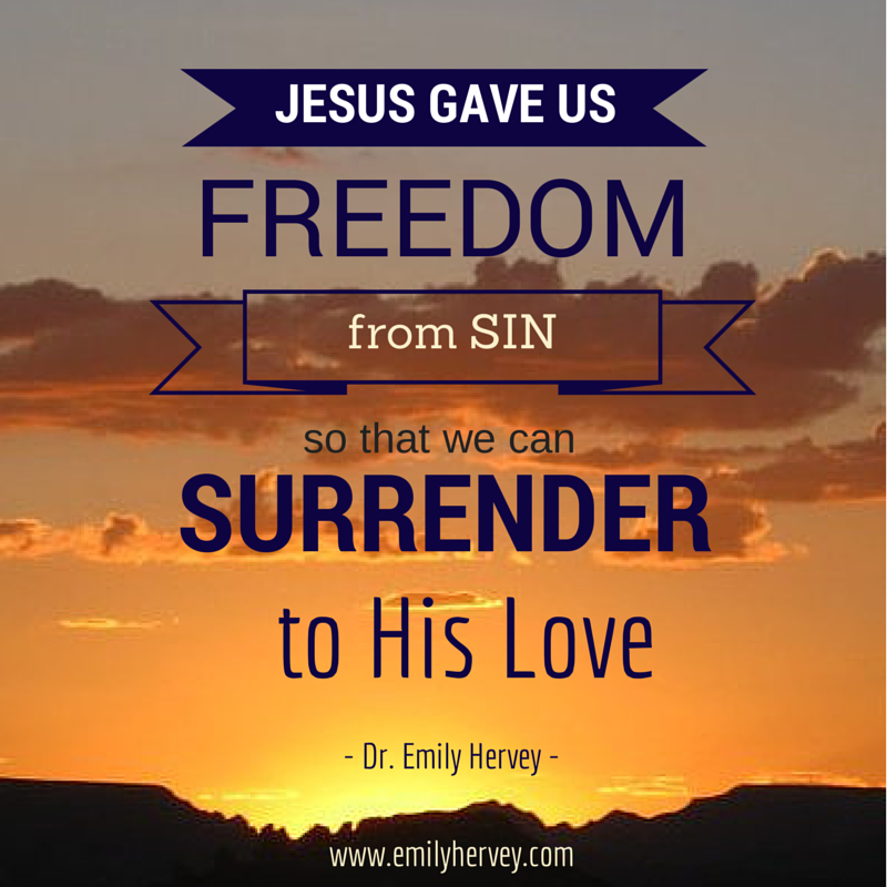 Surrender Freedom Freedom to Surrender: Poster - Living to Glorify God